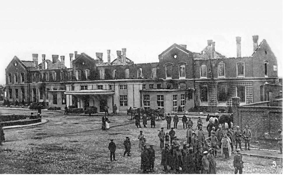 Dworzec Kolejowy w latach 1914-1915