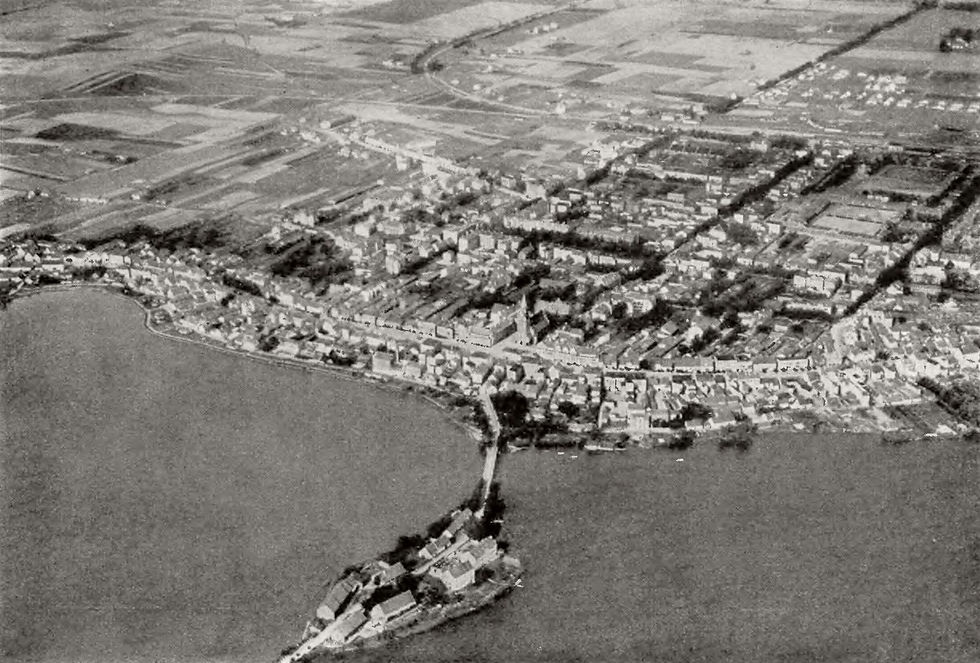 Zdjęcie lotnicze z lat 1928-1933