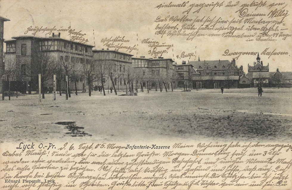 Zabudowania Koszar w roku 1905