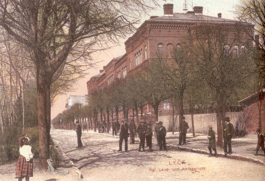Widok budynku Sądu w roku 1907
