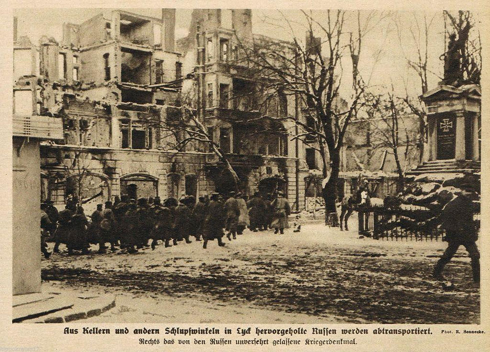 Fragment ulicy w lutym 1915 roku
