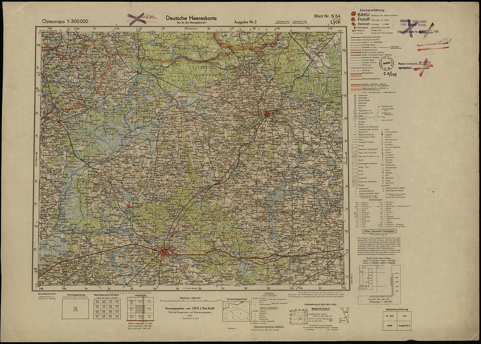 Mapa Ełk 1944 400dpi