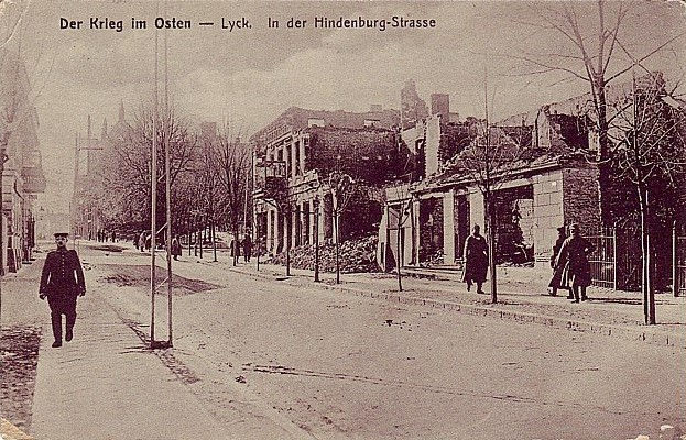 Fragment ulicy w latach 1914-1916