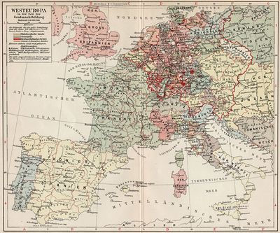 Mapa Historyczna Niemiec 1905 - cz.4