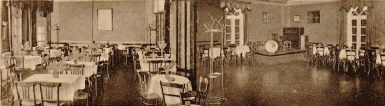 Wnętrze Restauracji w latach 20-tych
