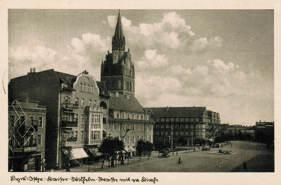 Fragment ulicy w 1937 roku