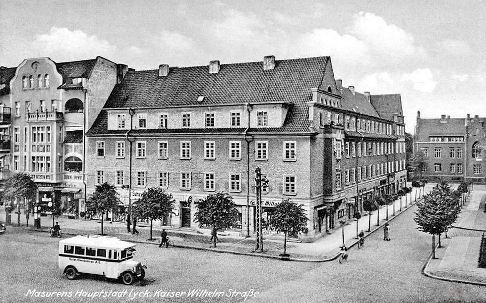 Widok budynku Gimnazjum w roku 1938