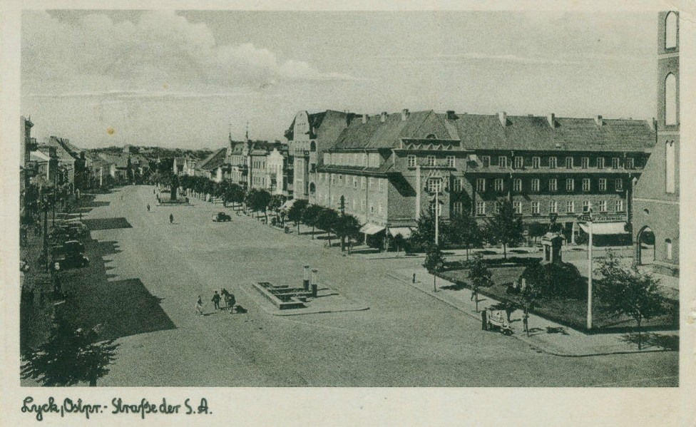 Fragment ulicy w latach 1939-1940