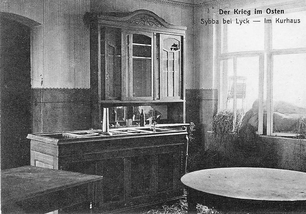 Wnętrze Kurhaus w roku 1915