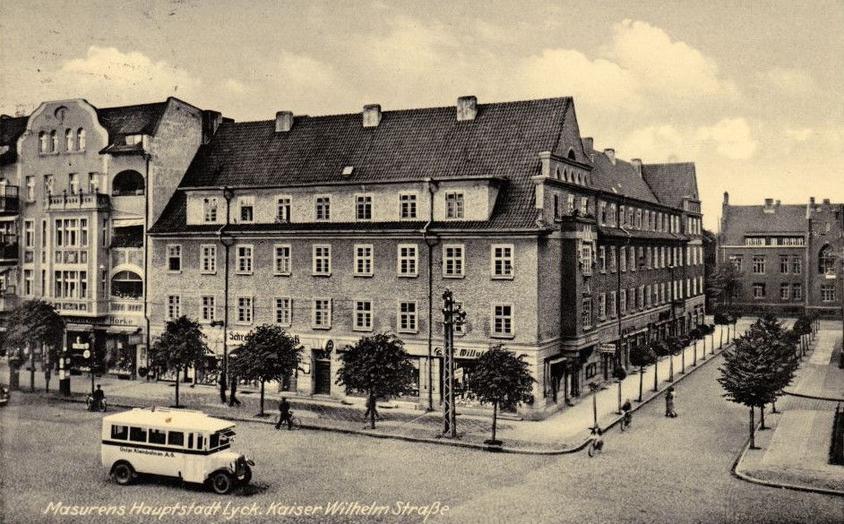 Widok budynku Gimnazjum w roku 1938