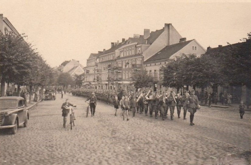 Widok Parady Wojskowej w 1940 roku