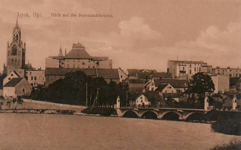 Widok mostu w latach 1912-1914