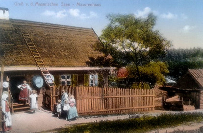 Lata 1905-1914 , Chata mazurska..jpg