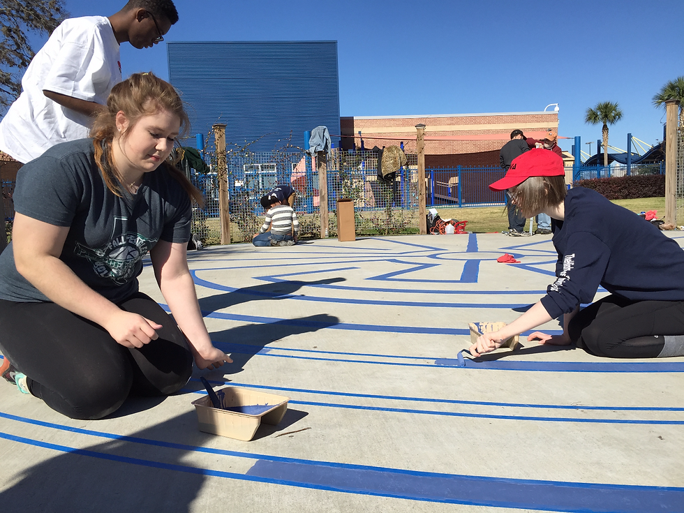 Rise School Labyrinth