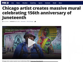 Chicago's First Juneteenth Mural