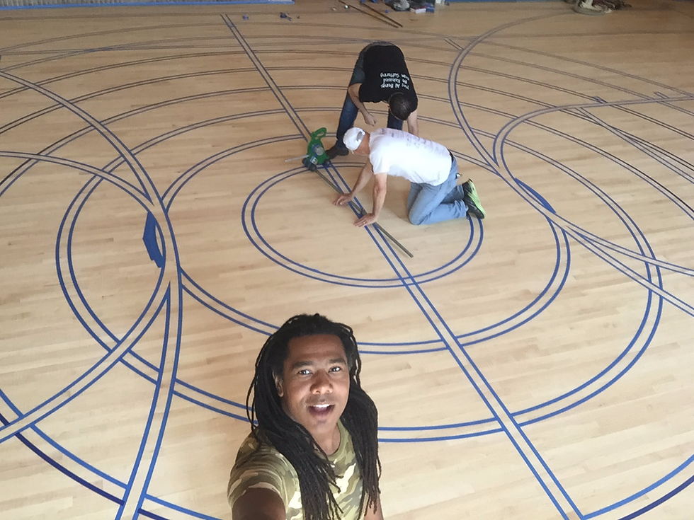 St. Paul's Gym Labyrinth