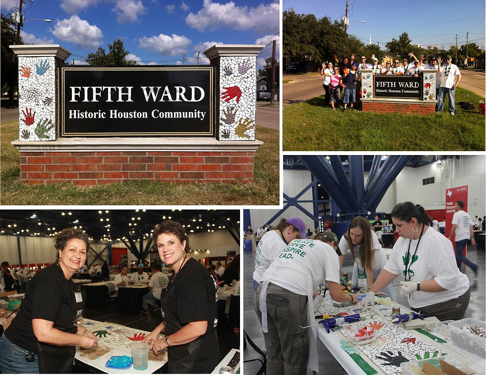 Fifth Ward Mosaic Marquee