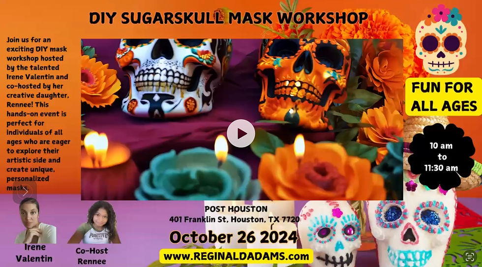 Sugar Skull Mask Making Workshop