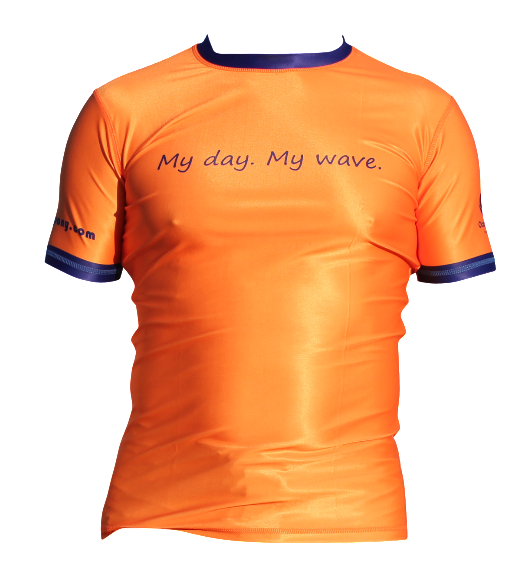 Birthday Rash Guard (Orange)