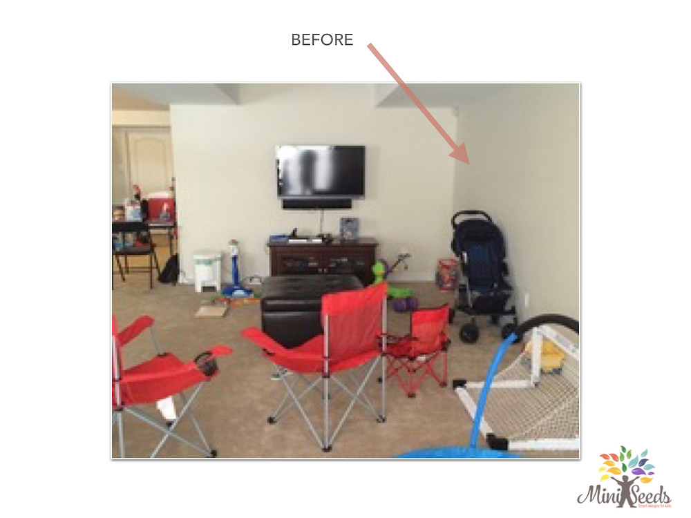 before and after basement picture