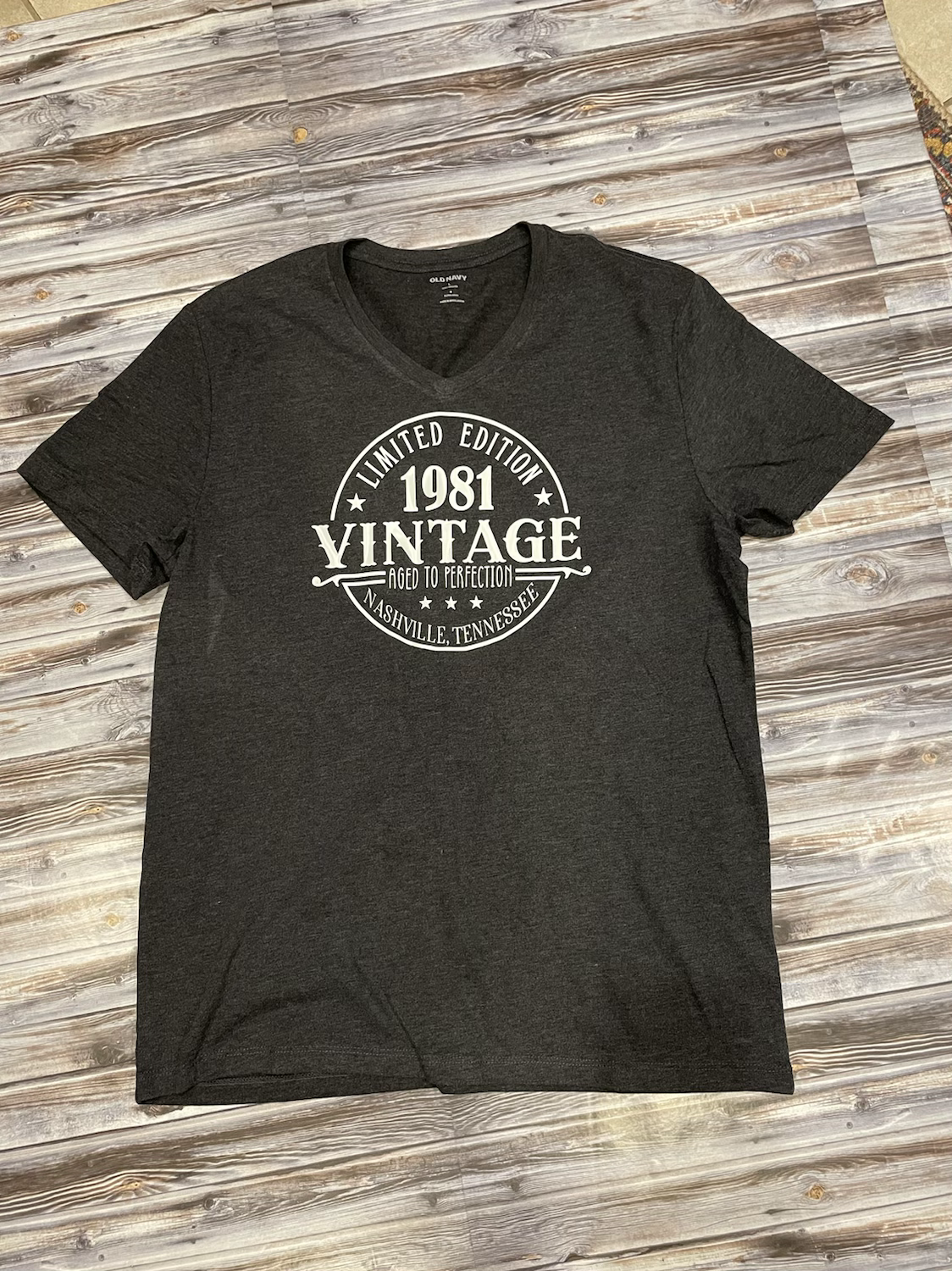 Vintage Birthday Tee - Customizable 