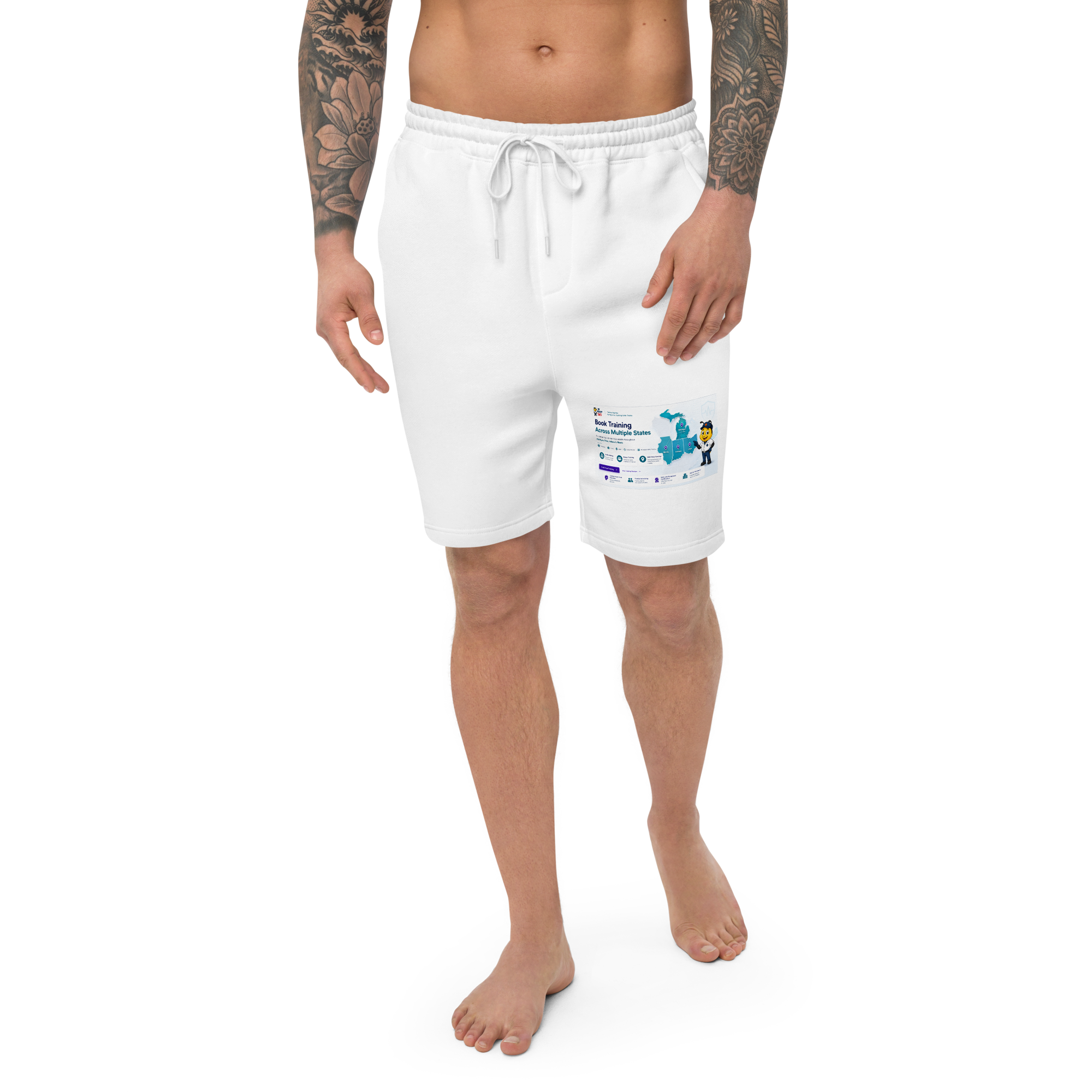 Men's fleece shorts
