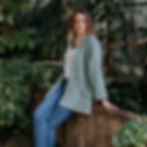 Matchette, Jacke von Singulière par Cousette – kurze Damenjacke mit offener Front und entspannter Passform