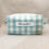 Miniaturbild: Necessaire aus Stoff mit Vichy-Karo in Mint und Aufnäher „follow your heart“