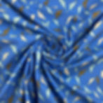 Baumwolle Robben Blau Bio – fröhlicher Stoff aus 100 % Bio-Baumwolle mit Robben-Motiv, weich und hautfreundlich, erhältlich b