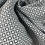 Miniaturbild: Baumwolljacquard Stoff in Schwarz-Weiß mit Rautenmuster, eleganter Fall für Kleidung