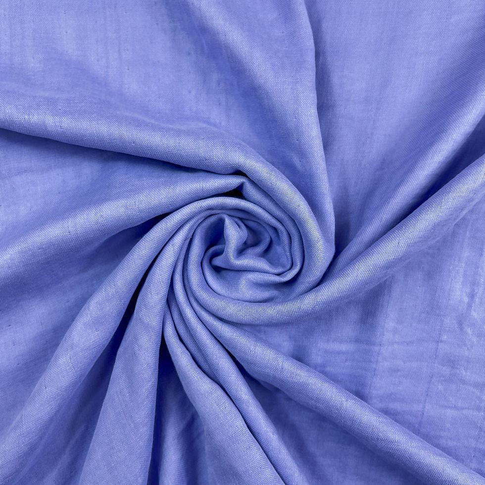 Bio Baumwoll-Mousseline Lavendel – doppellagiger Stoff aus 100 % Bio-Baumwolle in zartem Lavendelton, weich und luftig, erhäl