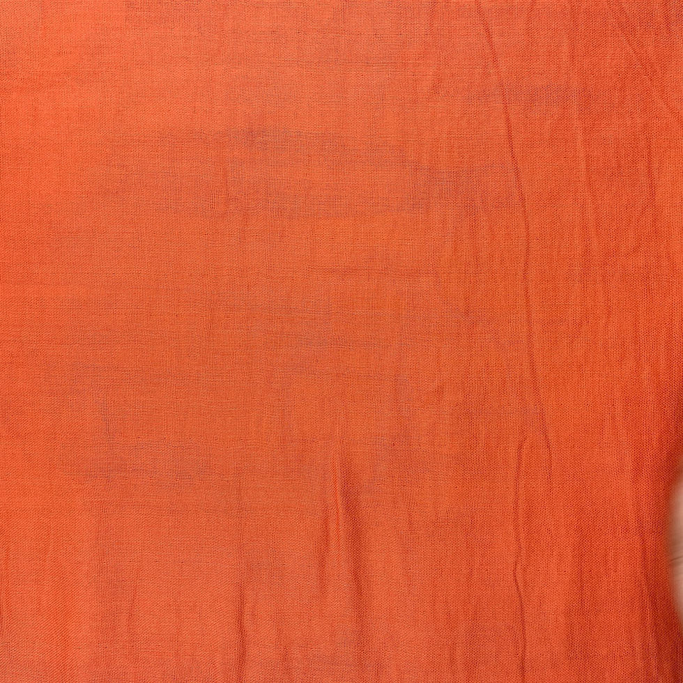 Bio Baumwoll-Mousseline Koralle – doppellagiger Stoff aus 100 % Bio-Baumwolle in warmem Korallenton, weich und luftig, erhält