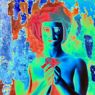 Sarah Arensi contemporary painting Digital Virtues series