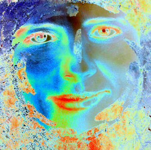Sarah Arensi contemporary painting Digital Virtues series