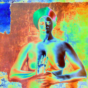 Sarah Arensi contemporary painting Digital Virtues series