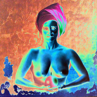 Sarah Arensi contemporary painting Digital Virtues series