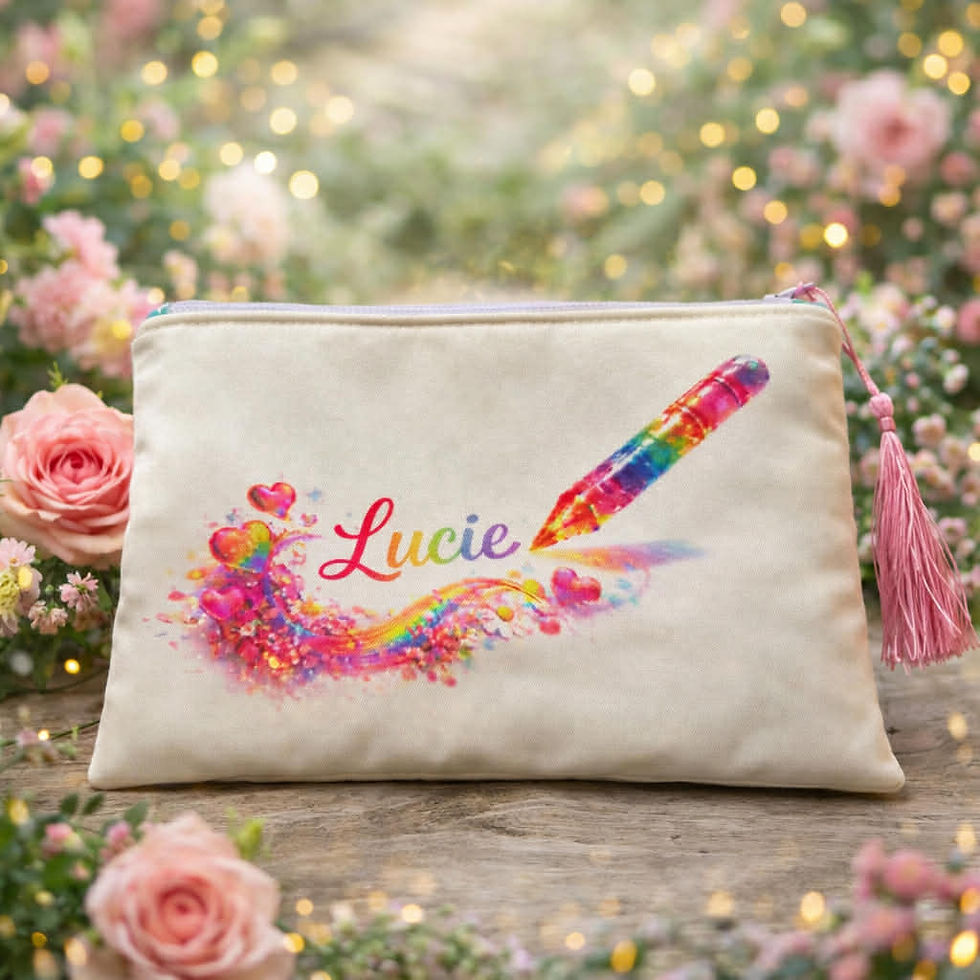 trousse Arc en ciel Lucie