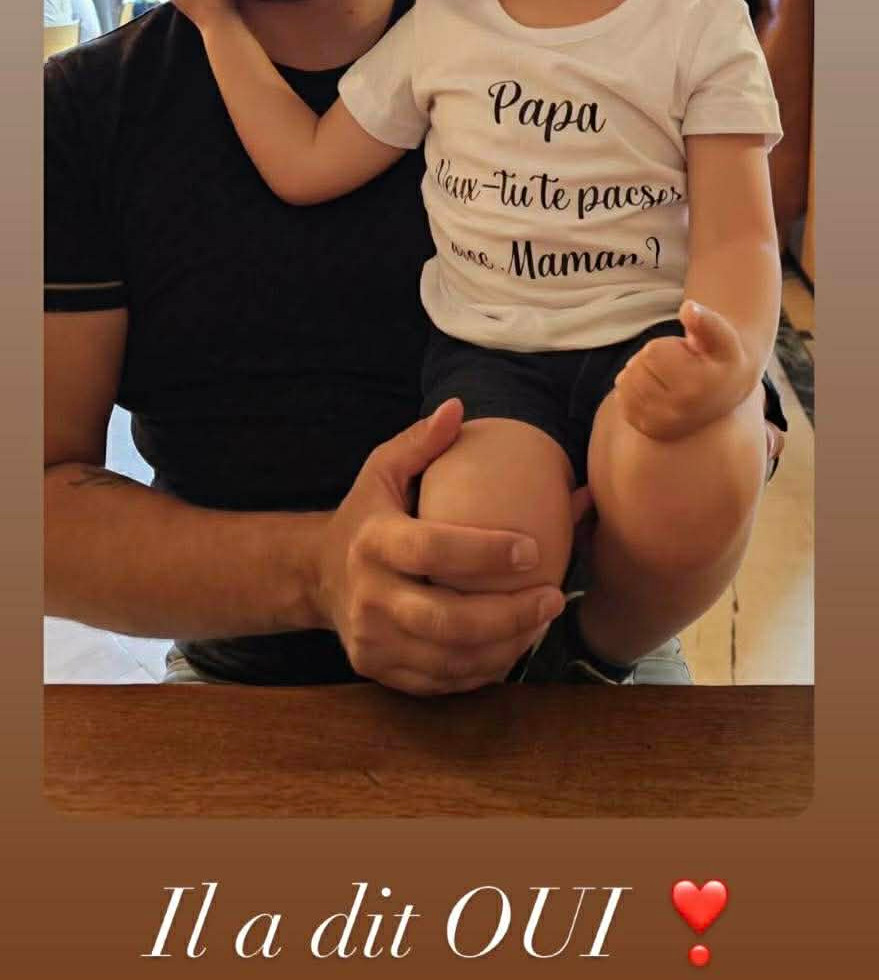 Tee shirt personnalisé demande en mariage