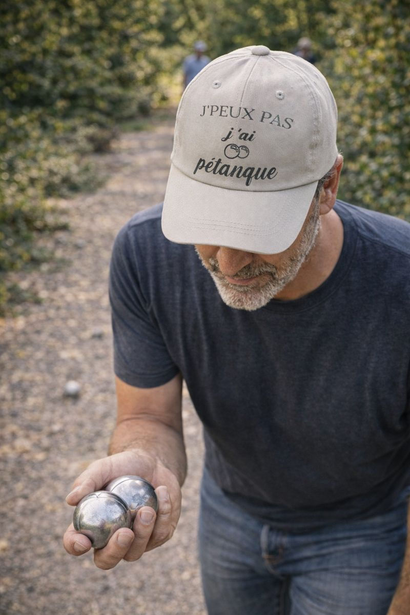 Casquette Pétanque personnalisable