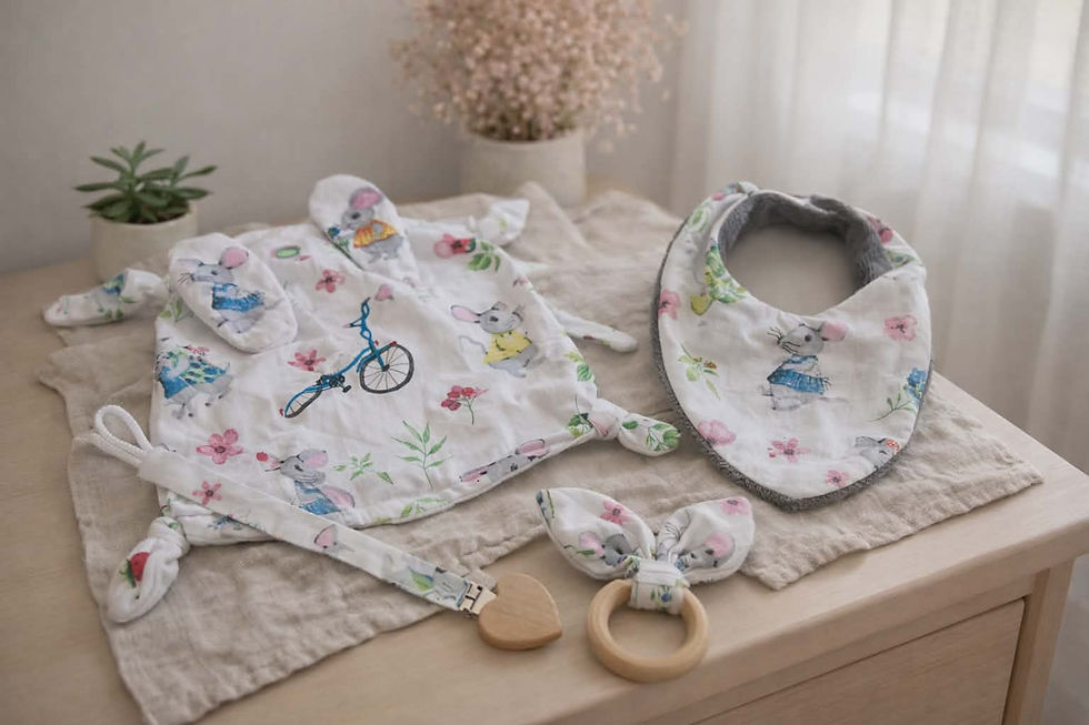 Ensemble de naissance souris malicieuses