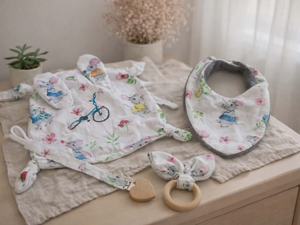Ensemble de naissance souris malicieuses