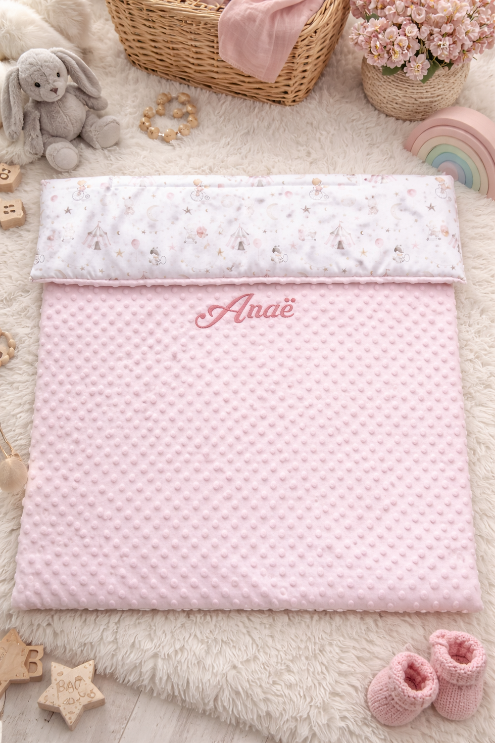 Couverture bébé personnalisée