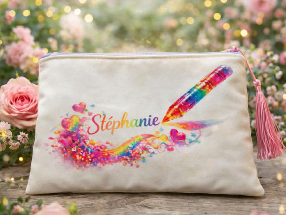 Trousse Arc en ciel Stéphanie