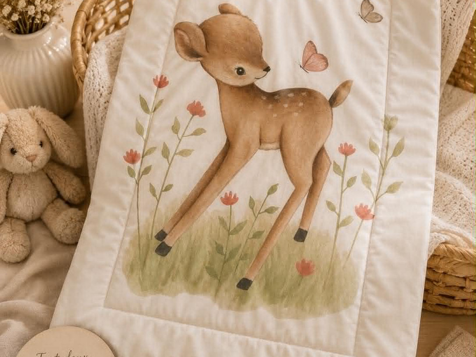 Couverture matelassée bébé