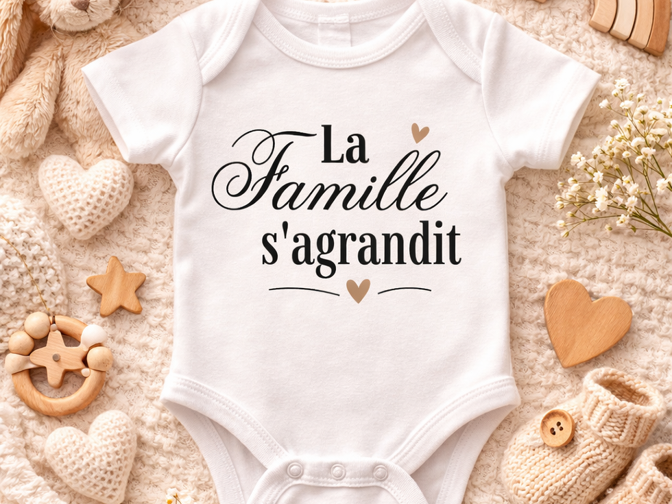 Le Body bébé La Famille