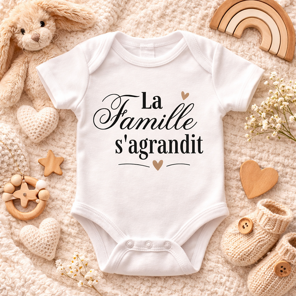 Le Body bébé La Famille