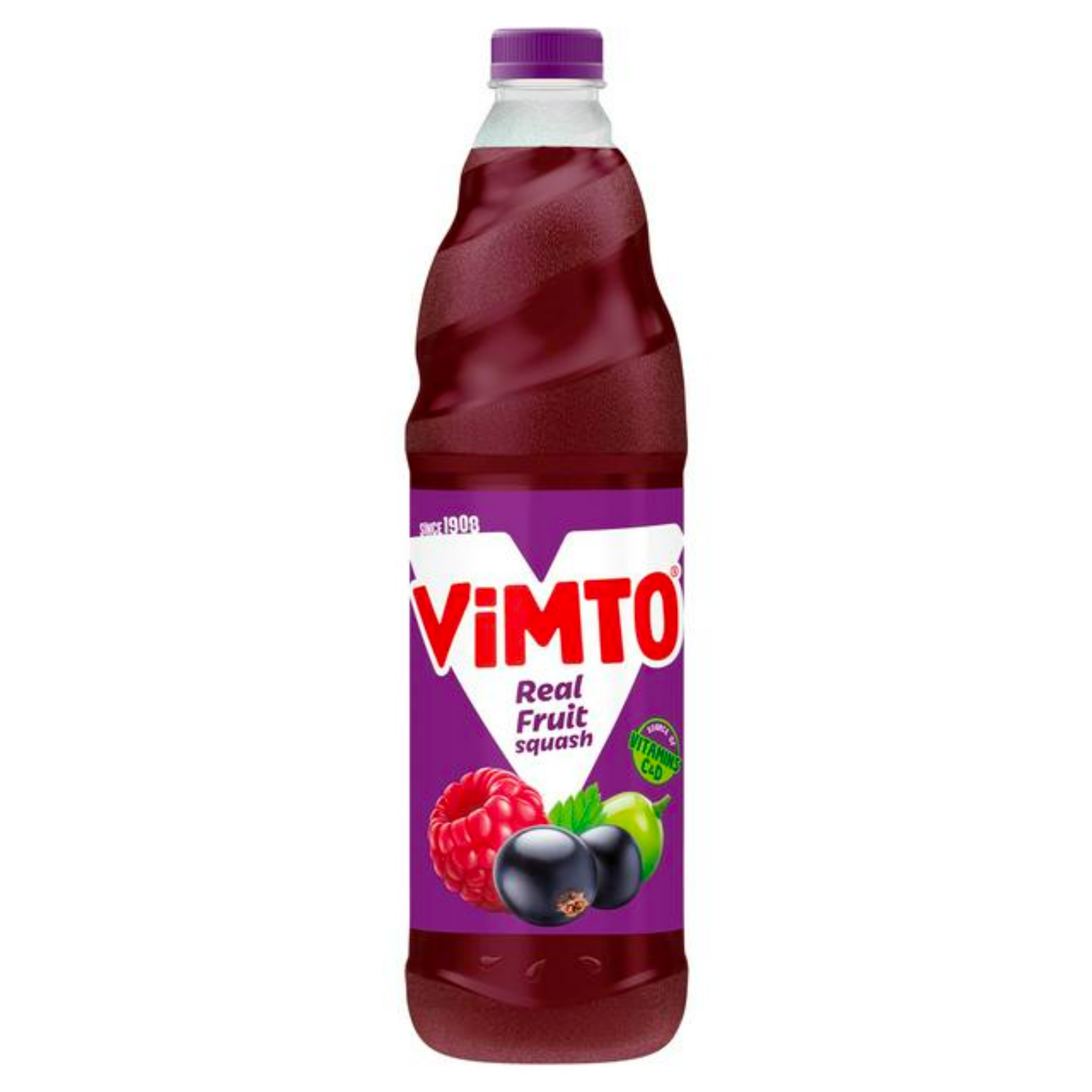 Vimto Original Real Fruit Squash Blackcurrant Grape & Raspberry (1L)