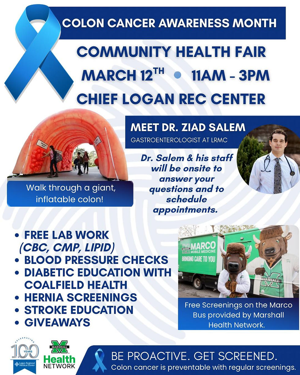 LRMC is holding a community health fair centered on Colon Cancer Awareness Month.