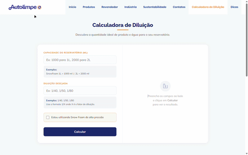 Está diluindo seus produtos errado? Veja como acertar na medida!