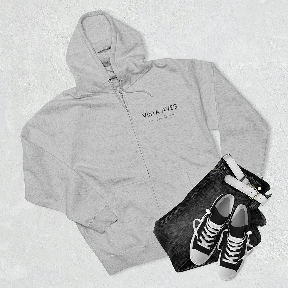 Thumbnail: Unisex Vista Aves Premium Full Zip Hoodie